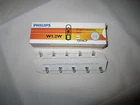 10 x Philips lamp 12V 1.2W W2x4.6d glass base lamp W1.2W indoor lighting
