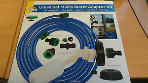 Universal mains water adaptor kit