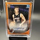 2025-26 Bowman Chrome Kasparas Jakucionis Orange Shimmer Auto /25 (RC) Heat