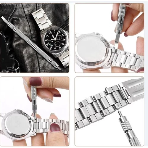 Ajuste Correa de reloj Strap Link-Pin Remover reloj de pulsera reparación - Imagen 11 de 13