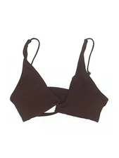 Musera Women Brown Swimsuit Top S