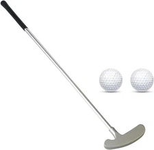 Golf Putter, Two Ways Putters for Men Right/Left 35', Silvery 