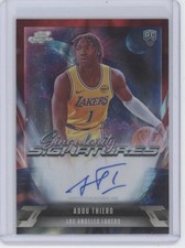 2026 Topps Cosmic Chrome Singularity Signatures Adou Thiero #SS-AT /5 Auto RC