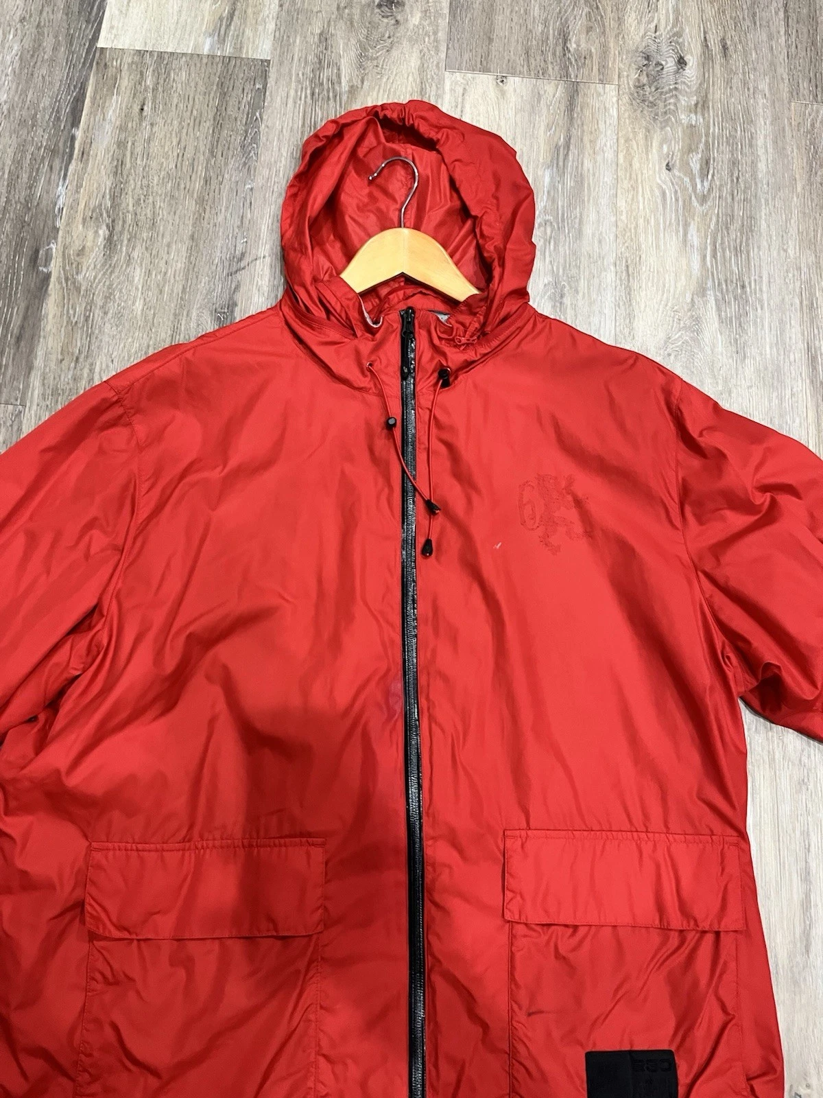 Vintage Nike Jacket Orange Red 90s Size XXL