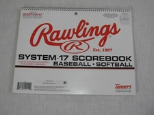 NEW Rawlings System-17 Scorebook For Youth/Adult Recreational Baseball/Softball