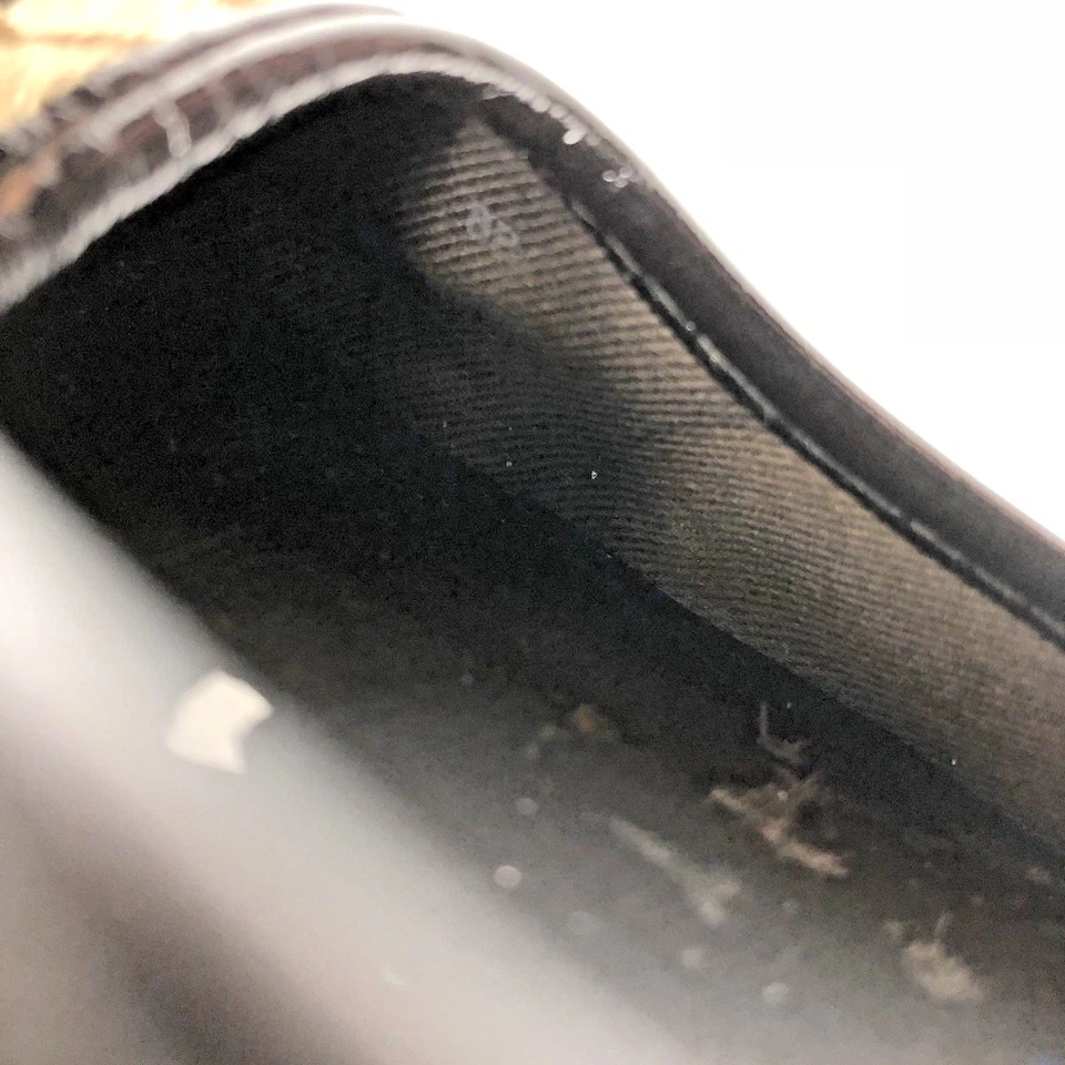 Zapato Coach Cecile Lona Firma Logo Patente Puntera Plana Talla 8B Usado Foto 3 de 4