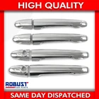 CHROME DOOR HANDLE COVERS SET S.STEEL FOR MERCEDES SPRINTER VW CRAFTER 2006-2016