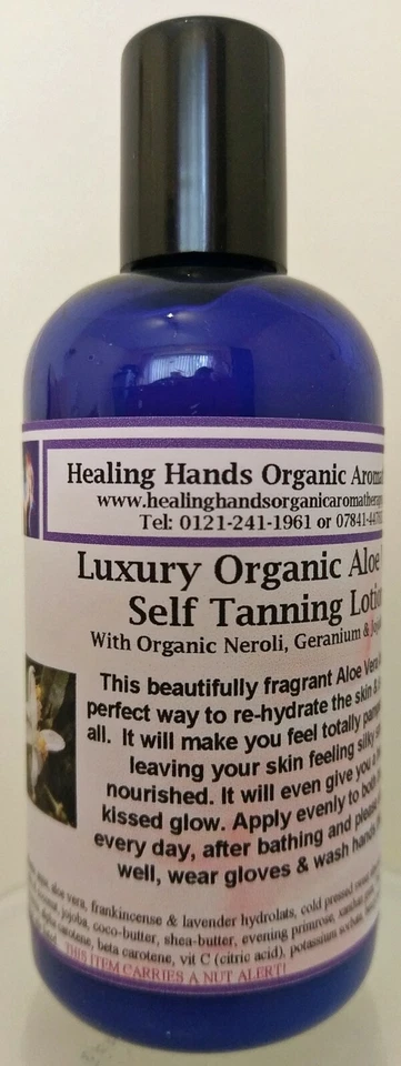 HEALING HANDS ORGANIC AROMATHERAPY Natural Organic Luxury Neroli & Geranium Body Lotion -110ml
