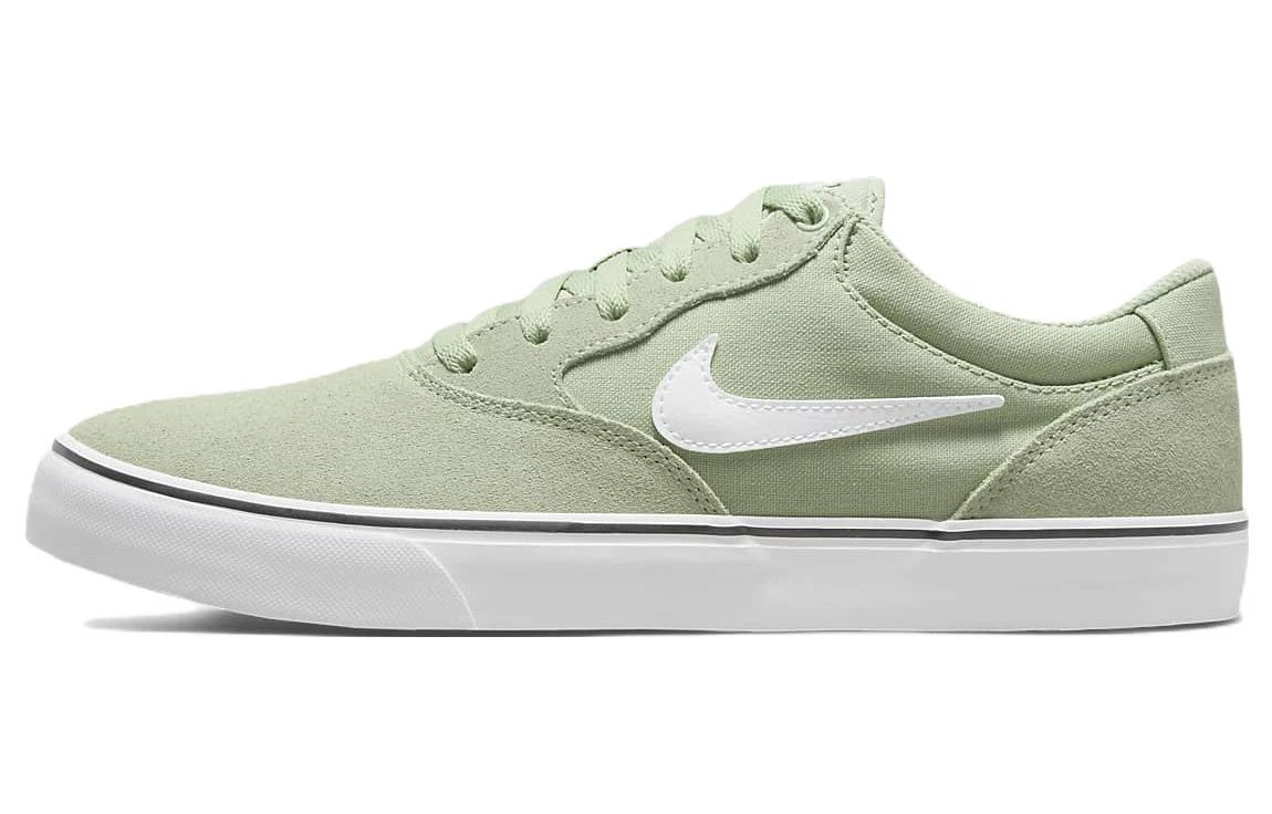 Nike SB Chron 2 Shoes Mens Size 8.5 Green Suede Skate Casual Comfort Sneakers Nike SB Chron 2 Light Chocolate Noble Green Men Skate  main image 3