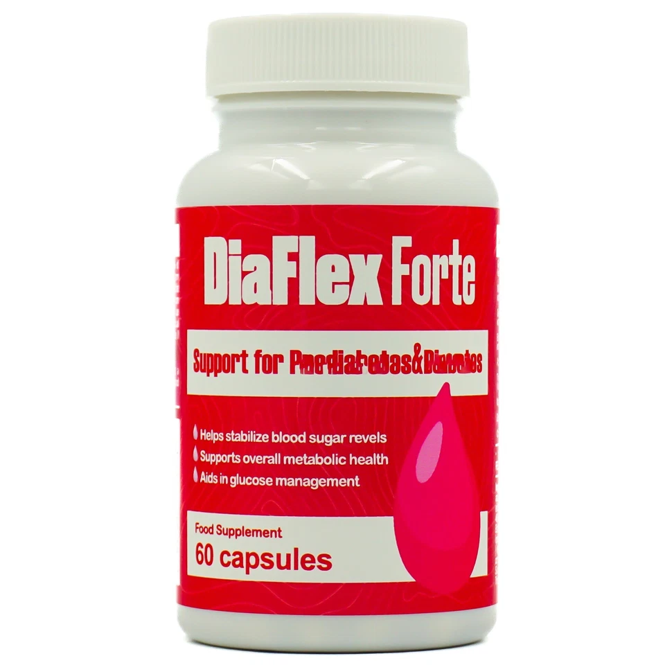 DiaFlex Forte Complemento alimenticio con minerales y vitaminas 60 cápsulas..