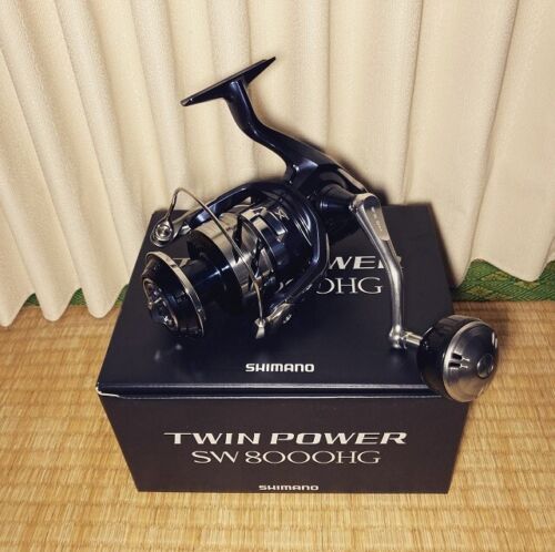 Shimano 21 TWIN POWER SW 8000HG 5.6 Spinning Reel Brand New - Afbeelding 1 van 1