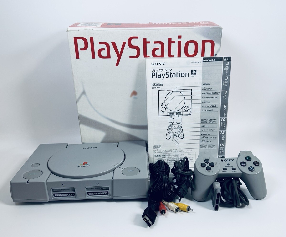 Nintendo Switch SONY SCPH-5500 PlayStation 1 SCPH-5500 Console System w/Box Japan PS1 Sony