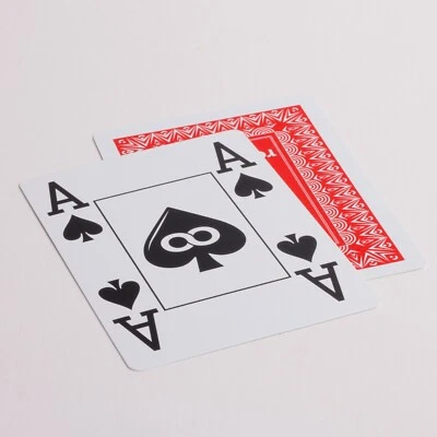 Redtooth Poker Red Playing Cards for Poker Card Games 100% Plastic Jumbo Indexes