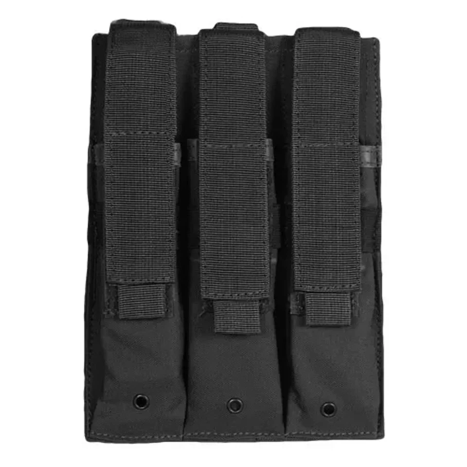 FOX OUTDOOR Triple MP5 Mag Pouch - Black