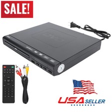 DVD Player All Region Free DVD CD Disc Player AV Output USB Remote Control 60Hz