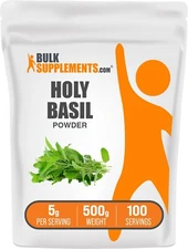 BulkSupplements Holy Basil Powder - 5 g Per Serving