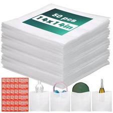 14'' x 14'' Packing Foam Pouches, 50 Pcs Packing Supplies Cushion Foam Pouche...