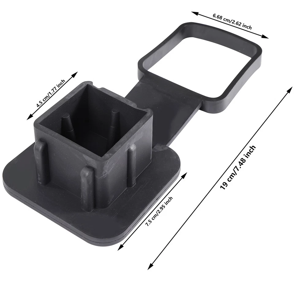 2" Hitch Receiver Cover Tow Trailer Tube Plug Cap 4-Way Flat Insert For BMW M3 Foto 3 de 4