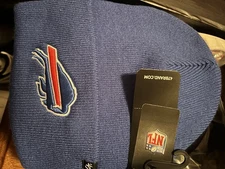 NWT Buffalo Bills '47 Brand NFL Beanie Knit Hat Cap Blue Football OSFA Knit