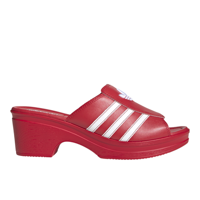 adidas Lotta Volkova Trefoil Womens Red Casual Sandals FW4384 | eBay