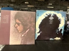 2 Bob Dylan's LP Lot Greatest Hits Vinyl and Poster-Blood On The Tracks