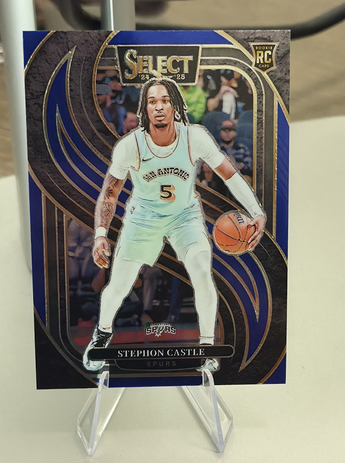 2024-25 Panini Select - Premier Level Stephon Castle #175 Blue (RC)