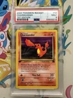 2000 Pokemon Charmander 1st Edition #50/82 Team Rocket PSA 9 Mint Has crack