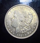 1921 Morgan Silver Dollar $1 Philadelphia Business Strike 0.9