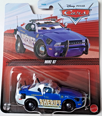 Disney PIXAR CARS Sheriff MIKE 07 Carburetor County Toy Story