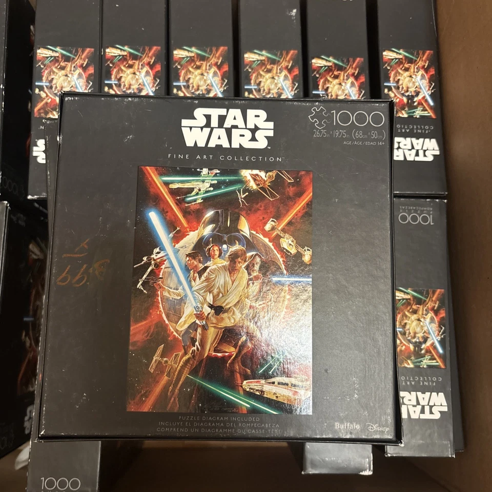 Buffalo Games Star Wars Bellas Artes Colección Luke 1000 Puzzle Disney Nuevo Precintado Foto 3 de 4