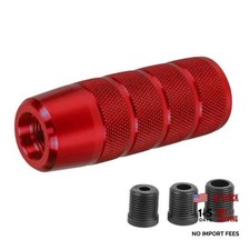 Car Shifter Knob, 3.74" Car Shift Knob, Aluminum Weighted Automotive Gear Red