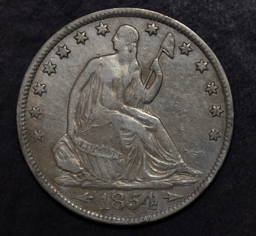 1854 O Seated Liberty Half Dollar VF  Lot 2152