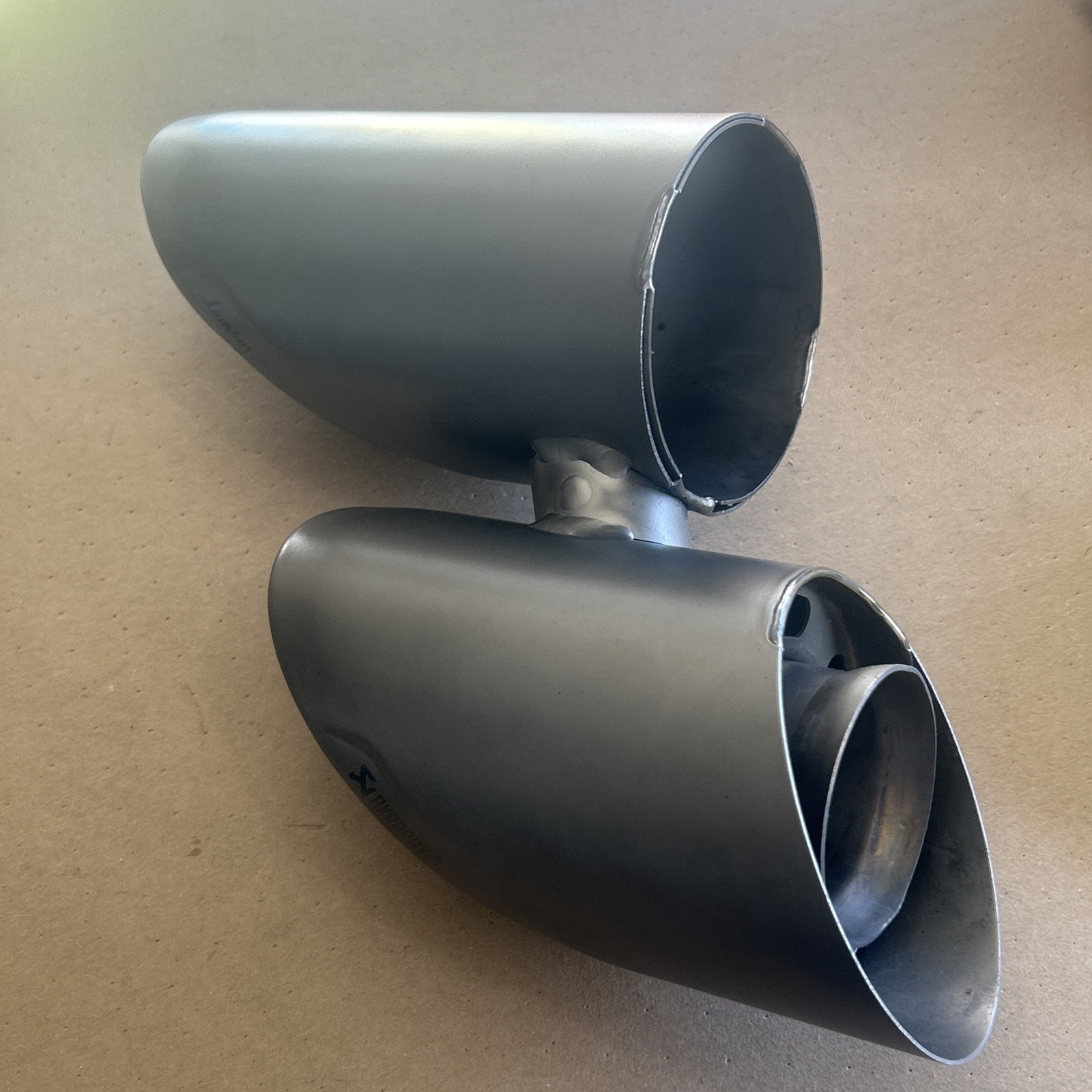 Lamborghini Right Tail Pipe Titanium Used Good Condition #  4ML253698
