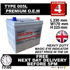 Platin 005L Toyota Celica 1.8 16V VT-i 1999-2005 Battery 4 Year Guarantee H/DUTY