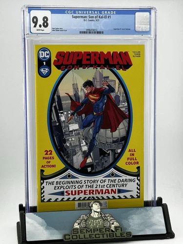 Superman: Son of Kal-El #1 2021 D.C. Comics White Pages CGC 9.8