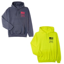 Grunt Style Red Blood Blue Collar Pullover Hoodie