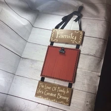 Vintage Love Of Family Greatesy Blessing Hanging Home Decor