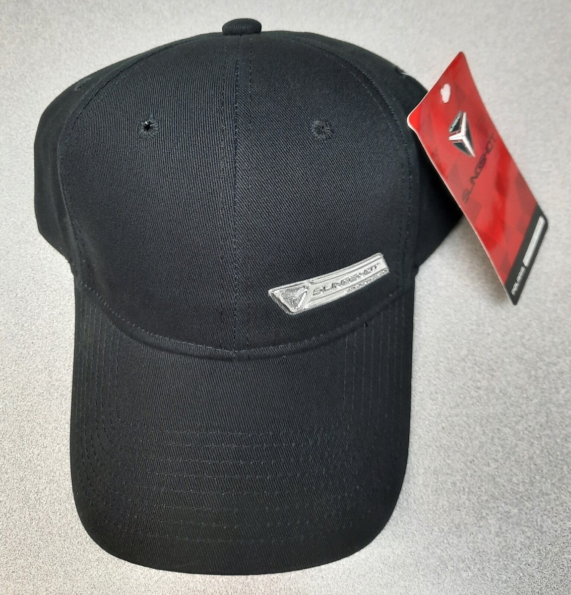 OEM Polaris Slingshot Sign Emblem Black Adjustable Cap Hat 2865052