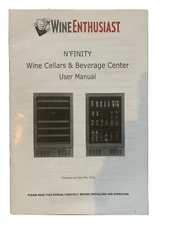 Wine Enthusiast N’Finity Wine Cellar / Beverage Center User Manual