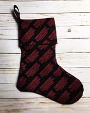 Christmas Stocking UpSide Down Spooky Gothic