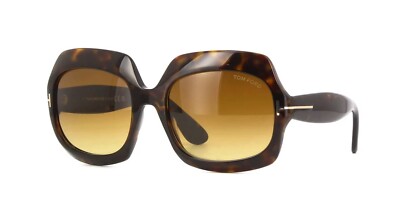 Tom Ford REN FT1155 Dark Havana/Brown Shaded (52F  display picture 1