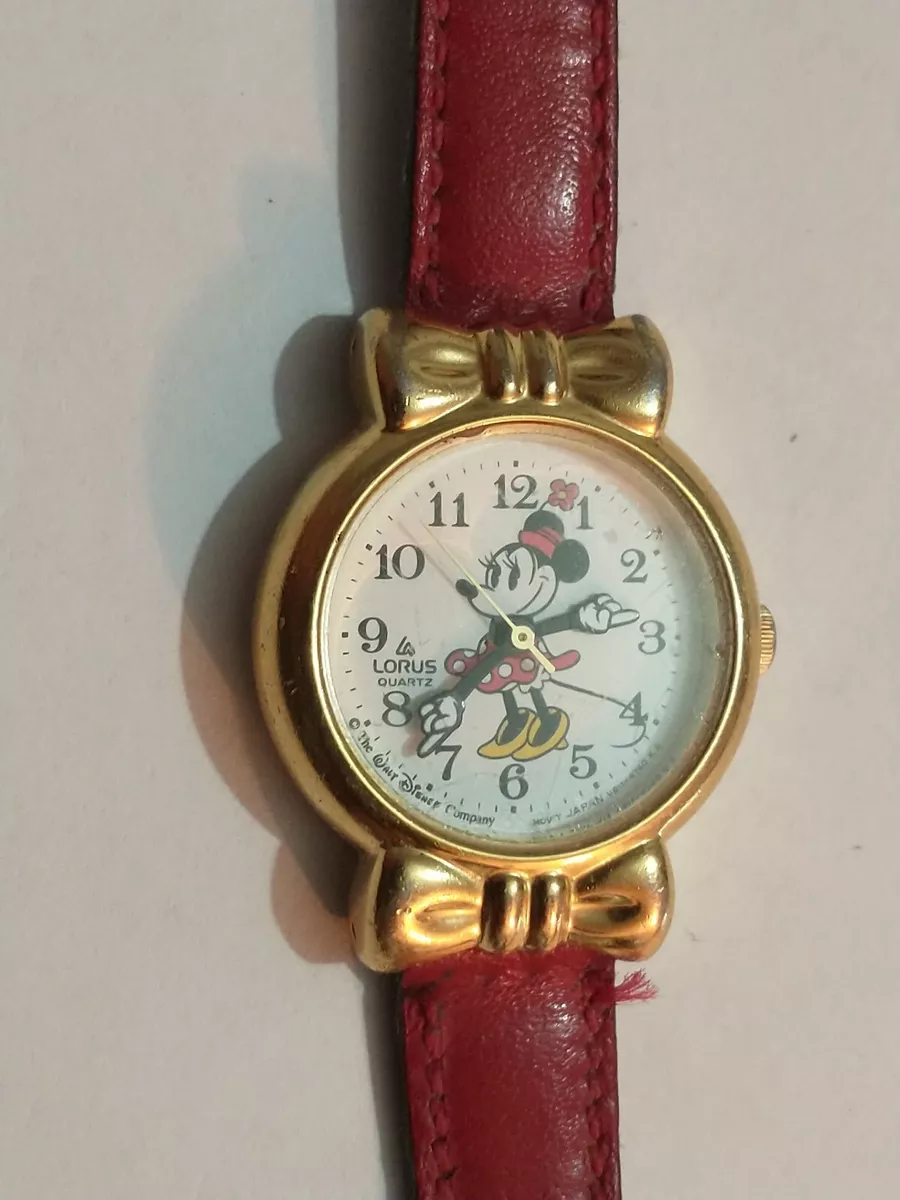 Lorus minnie mouse watch clearance