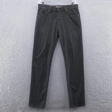 34 Heritage Mens Courage Mid Rise Straight Knit Jeans 33x34* Gray Stretchy NEW