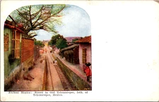 Ancient Mexico: Street In Old Tehuantepec Mexico Vintage Postcard