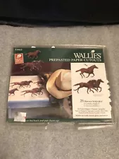 Wallies Horse Pre Pasted Wallpaper Paper Cutouts 25 Count Removable