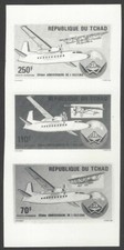 Chad #C285-7 1985 ASCENA Airlines, 25th Anniv composite photographic proof