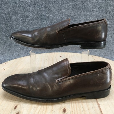 Hugo Boss Square Loafer‎ Dark Brown Leather Mens Size 8.5 Hugo Boss | Shoes | Hugo Boss Square Loafer Dark Brown  main image 2