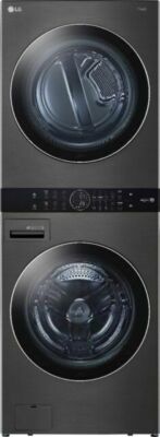 LG - 4.5 Cu.Ft. HE Smart Front-Load Washer and 7.4 Cu.Ft. Electric Dryer