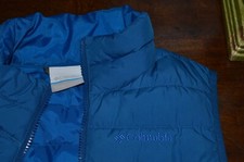 Columbia Vest Boys Medium Outdoor Zip Up Lightweight Puffer