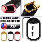 Anodized Aluminum Flared Magwell For Glock 19 Gen 5 G19 Generation